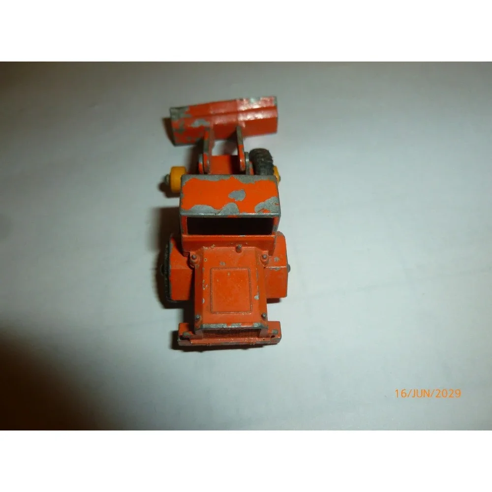 Vintage Matchbox‎ Lesney No 69 Tractor Shovel Orange Diecast Construction Toy UK